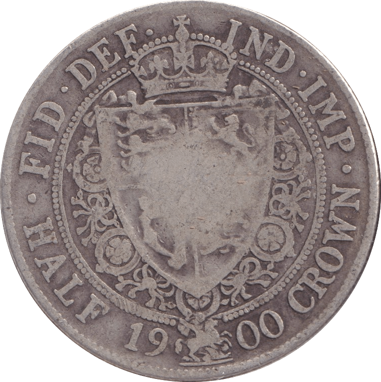 1900 HALFCROWN ( FINE ) - Halfcrown - Cambridgeshire Coins
