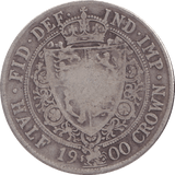 1900 HALFCROWN ( FINE ) - Halfcrown - Cambridgeshire Coins