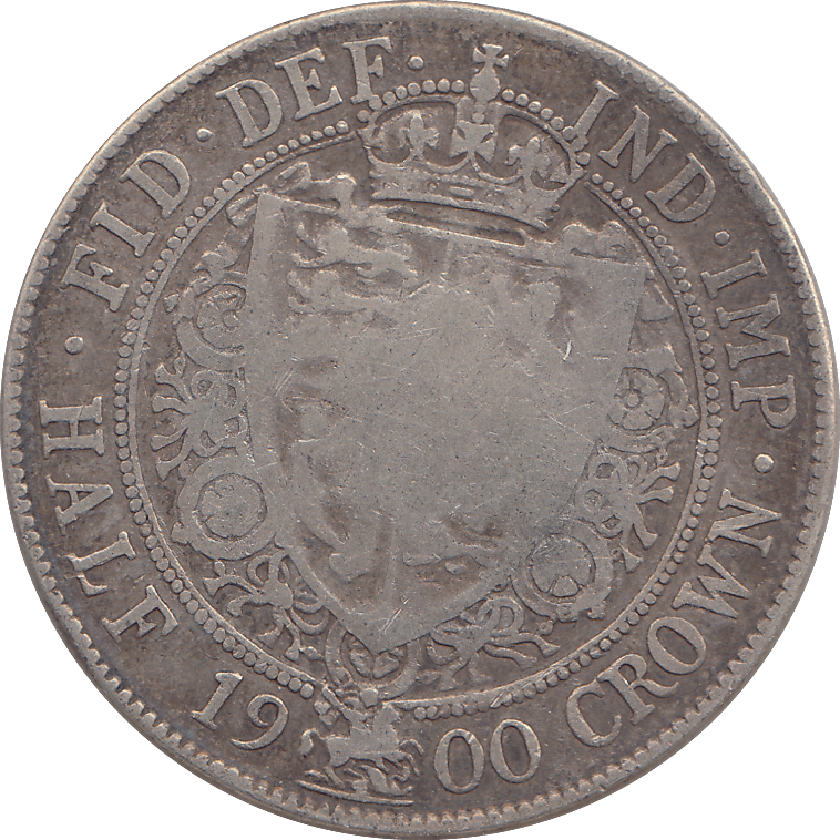 1900 HALFCROWN ( FINE ) - HALFCROWN - Cambridgeshire Coins