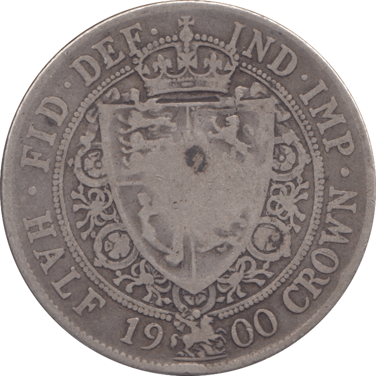 1900 HALFCROWN ( FINE ) - Halfcrown - Cambridgeshire Coins