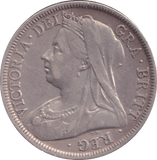 1900 HALFCROWN ( FINE ) - HALFCROWN - Cambridgeshire Coins