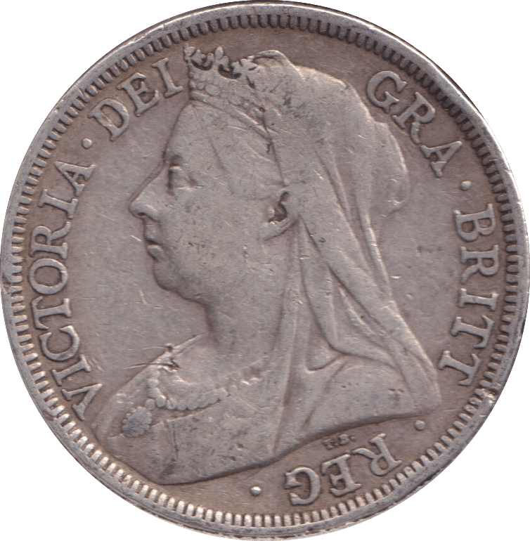 1900 HALFCROWN ( FINE ) - HALFCROWN - Cambridgeshire Coins
