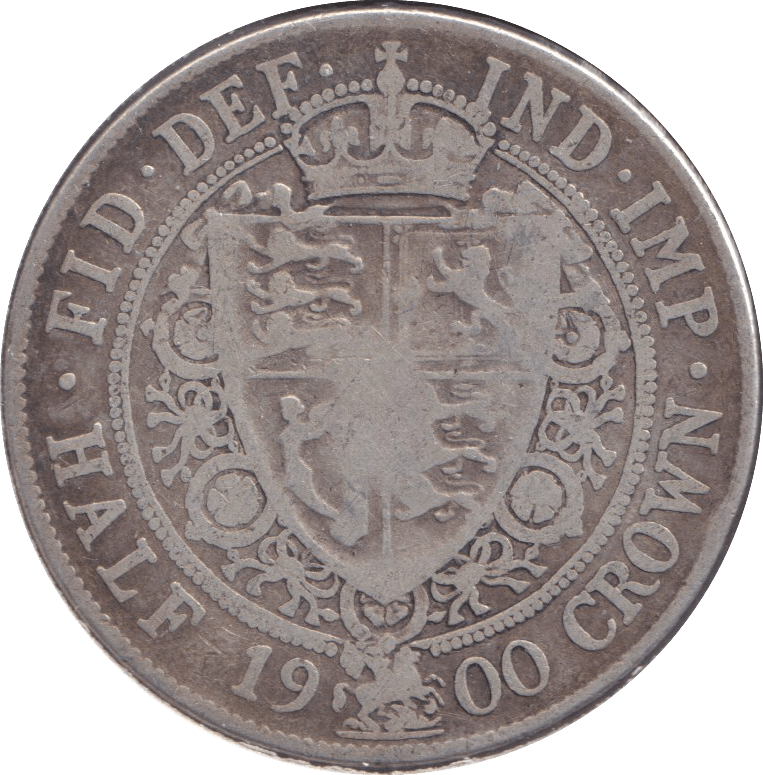 1900 HALFCROWN ( FINE ) - HALFCROWN - Cambridgeshire Coins