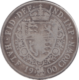 1900 HALFCROWN ( FINE ) - HALFCROWN - Cambridgeshire Coins