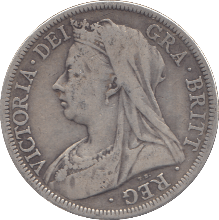 1900 HALFCROWN ( FINE ) - HALFCROWN - Cambridgeshire Coins