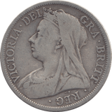 1900 HALFCROWN ( FINE ) - HALFCROWN - Cambridgeshire Coins