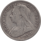 1900 HALFCROWN ( FINE ) - HALFCROWN - Cambridgeshire Coins