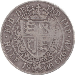 1900 HALFCROWN ( FINE ) - WORLD COINS - Cambridgeshire Coins