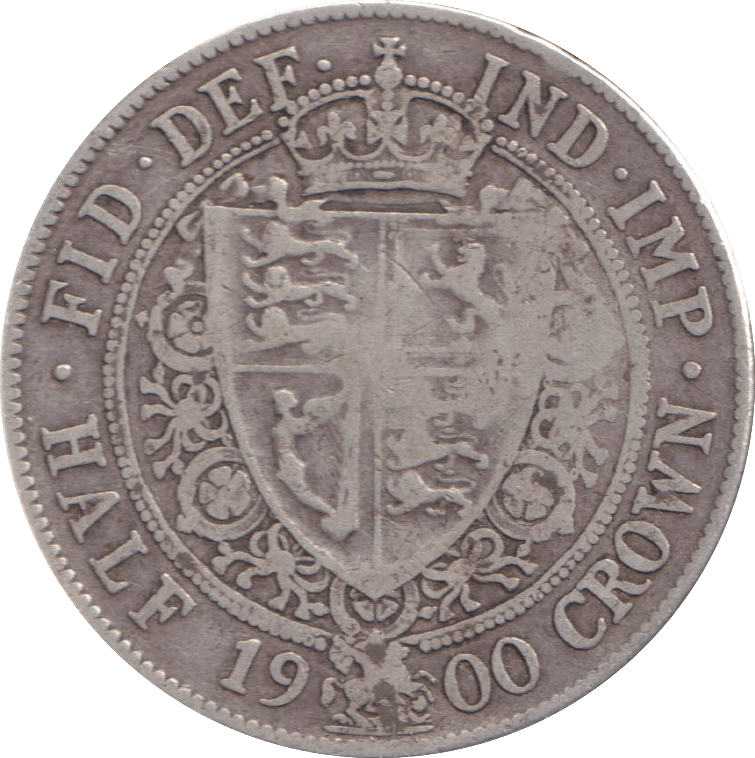 1900 HALFCROWN ( FINE ) - WORLD COINS - Cambridgeshire Coins