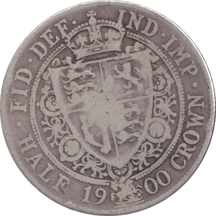 1900 HALFCROWN ( FINE ) - WORLD COINS - Cambridgeshire Coins