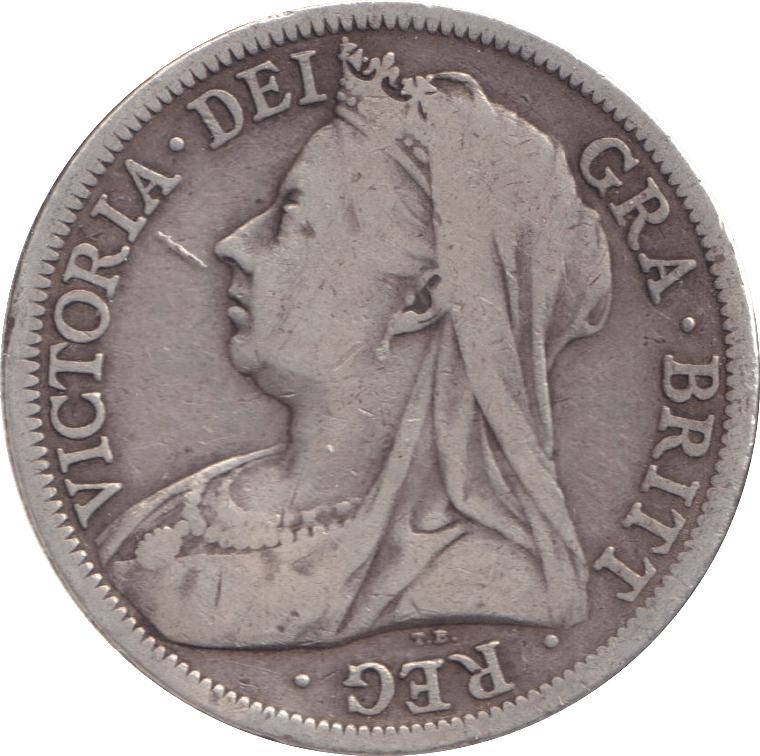 1900 HALFCROWN ( FINE ) - WORLD COINS - Cambridgeshire Coins