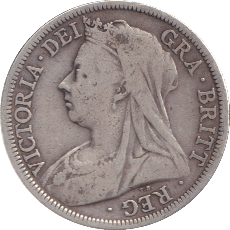 1900 HALFCROWN ( FINE ) - WORLD COINS - Cambridgeshire Coins