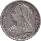 1900 HALFCROWN ( GF ) - HALFCROWN - Cambridgeshire Coins