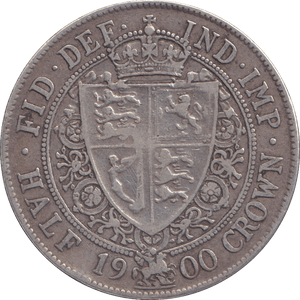 1900 HALFCROWN ( GF ) - HALFCROWN - Cambridgeshire Coins