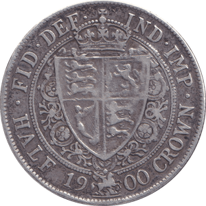 1900 HALFCROWN ( GF ) - HALFCROWN - Cambridgeshire Coins