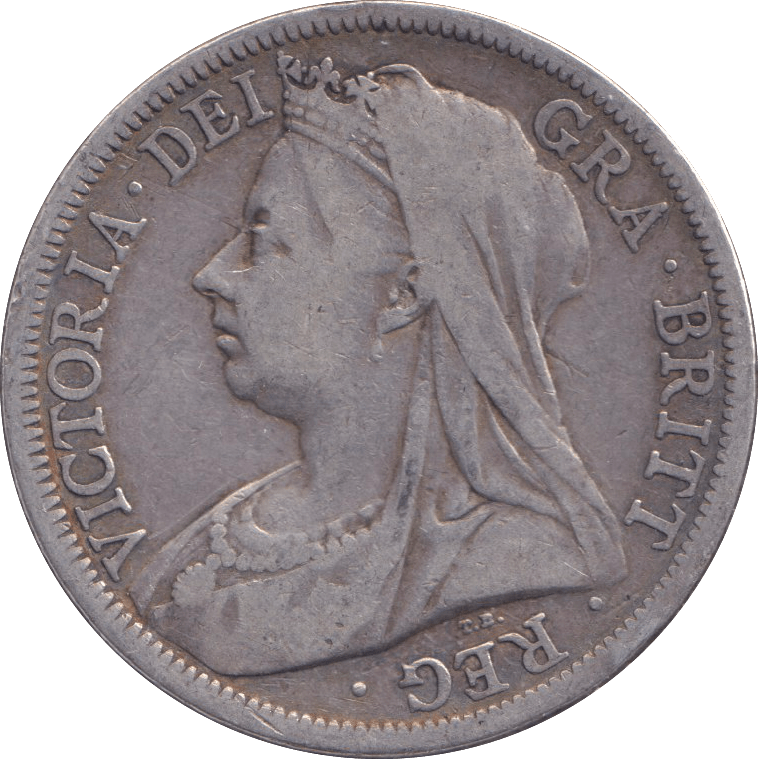 1900 HALFCROWN ( GF ) - HALFCROWN - Cambridgeshire Coins