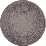 1900 HALFCROWN ( NF ) - HALFCROWN - Cambridgeshire Coins