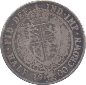1900 HALFCROWN ( VF ) - HALFCROWN - Cambridgeshire Coins