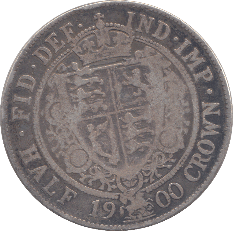 1900 HALFCROWN ( VF ) - HALFCROWN - Cambridgeshire Coins