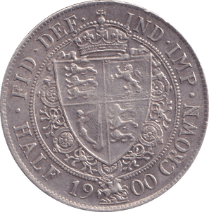1900 HALFCROWN ( VF ) - HALFCROWN - Cambridgeshire Coins
