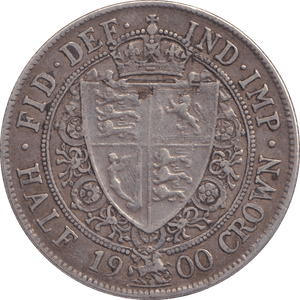 1900 HALFCROWN ( VF ) - HALFCROWN - Cambridgeshire Coins