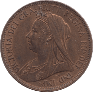 1900 HALFPENNY ( AUNC ) - Halfpenny - Cambridgeshire Coins