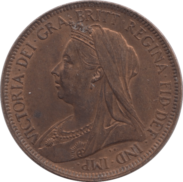 1900 HALFPENNY ( AUNC ) - Halfpenny - Cambridgeshire Coins