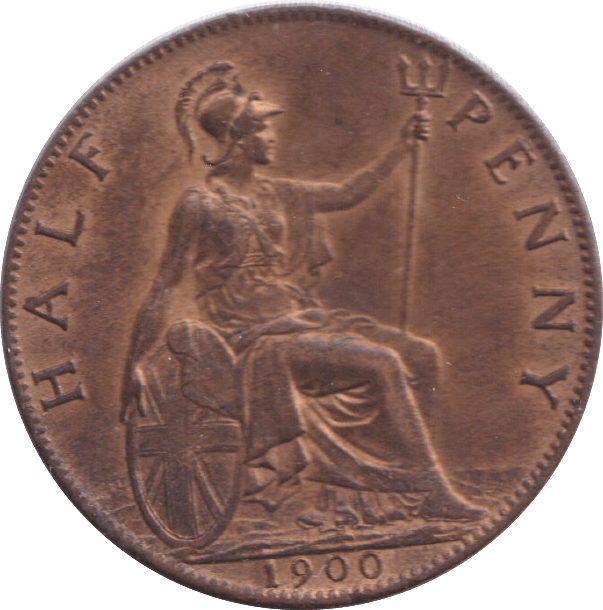 1900 HALFPENNY ( UNC ) - HALFPENNY - Cambridgeshire Coins