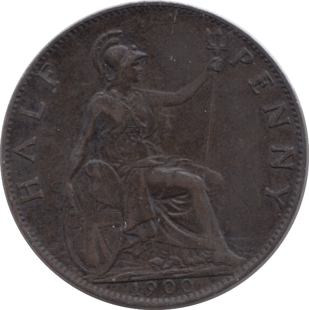 1900 HALFPENNY ( VF ) - Halfpenny - Cambridgeshire Coins