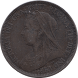 1900 HALFPENNY ( VF ) - Halfpenny - Cambridgeshire Coins