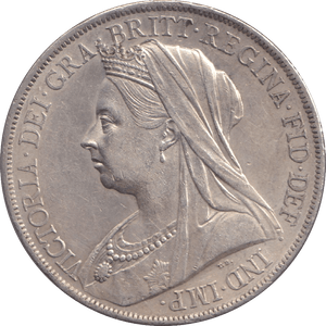 1900 LXIII CROWN ( AUNC ) - CROWN - Cambridgeshire Coins