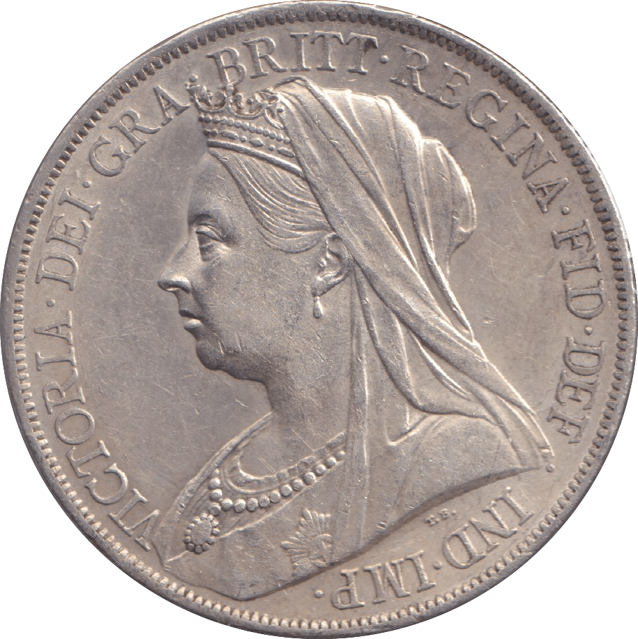1900 LXIII CROWN ( AUNC ) - CROWN - Cambridgeshire Coins