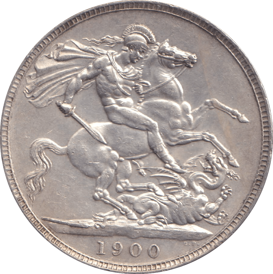 1900 LXIII CROWN ( AUNC ) - CROWN - Cambridgeshire Coins