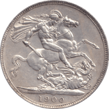 1900 LXIII CROWN ( AUNC ) - CROWN - Cambridgeshire Coins