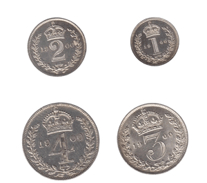 1900 MAUNDY SET VICTORIA - Maundy Set - Cambridgeshire Coins