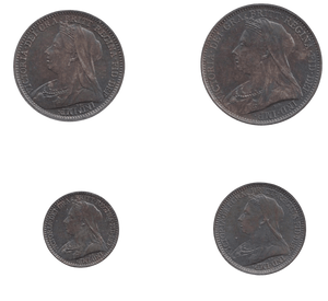 1900 MAUNDY SET VICTORIA - Maundy Set - Cambridgeshire Coins