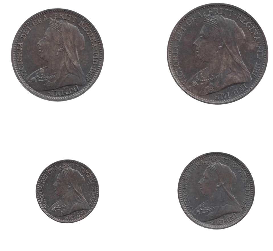 1900 MAUNDY SET VICTORIA - Maundy Set - Cambridgeshire Coins