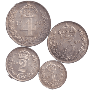 1900 MAUNDY SET VICTORIA - Maundy Set - Cambridgeshire Coins