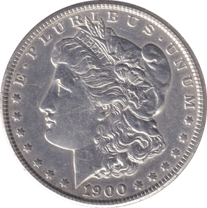 1900 MORGAN DOLLAR USA PHILADEPHIA MINT - SILVER WORLD COINS - Cambridgeshire Coins