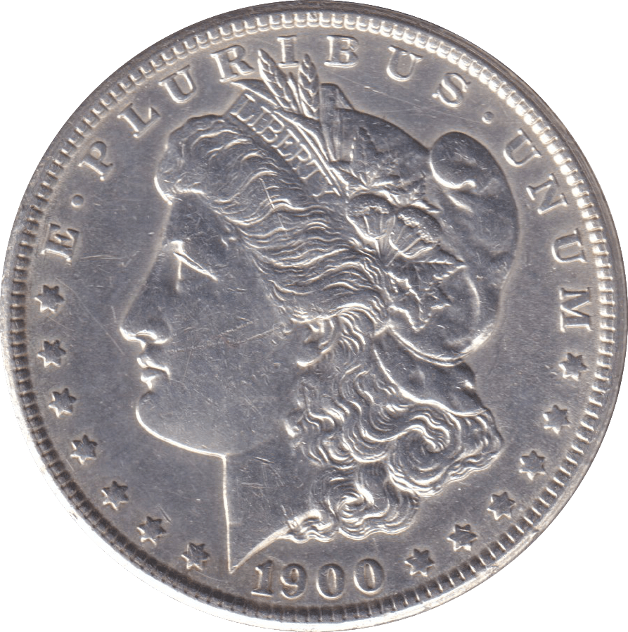 1900 MORGAN DOLLAR USA PHILADEPHIA MINT - SILVER WORLD COINS - Cambridgeshire Coins