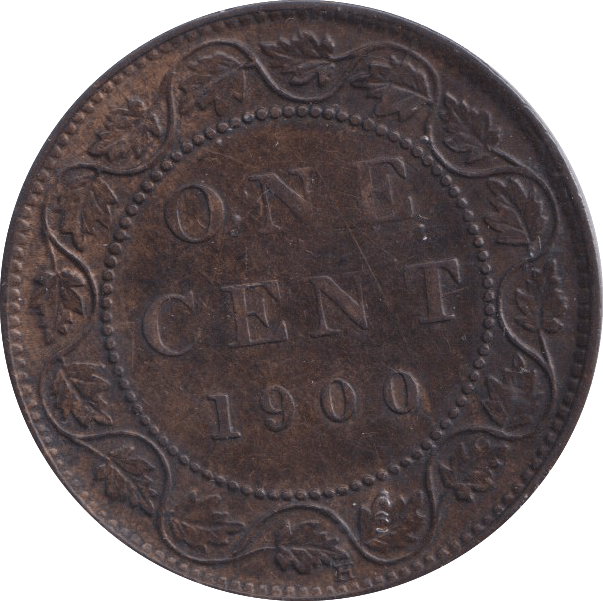 1900 ONE CENT CANADA - WORLD COINS - Cambridgeshire Coins
