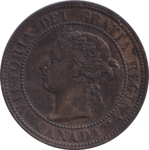 1900 ONE CENT CANADA - WORLD COINS - Cambridgeshire Coins