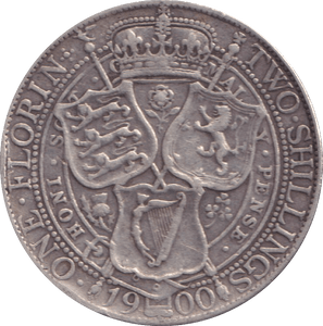 1900 ONE FLORIN ( GF ) - FLORIN - Cambridgeshire Coins