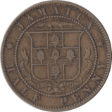 1900 ONE PENNY JAMAICA - WORLD COINS - Cambridgeshire Coins