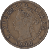1900 ONE PENNY JAMAICA - WORLD COINS - Cambridgeshire Coins