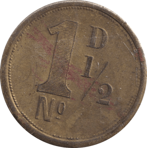 1900 ONE SHILLING TOKEN R.H AND SONS LONDON - OTHER TOKENS - Cambridgeshire Coins
