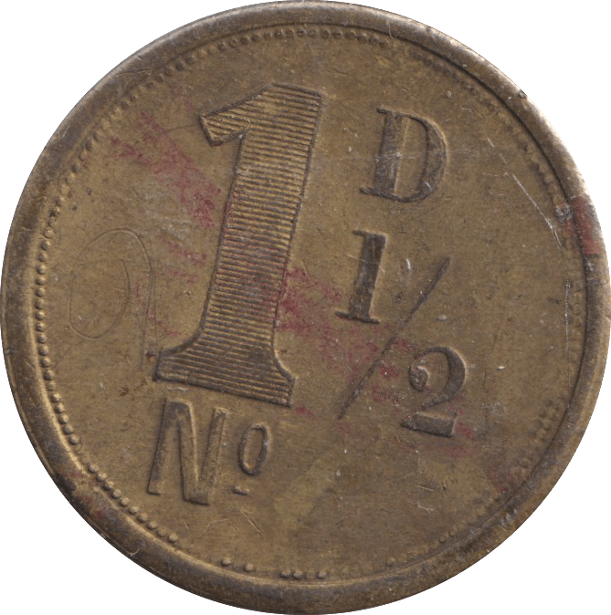 1900 ONE SHILLING TOKEN R.H AND SONS LONDON - OTHER TOKENS - Cambridgeshire Coins