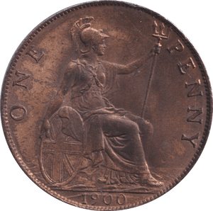 1900 PENNY ( AUNC ) - PENNY - Cambridgeshire Coins