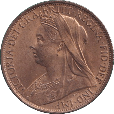 1900 PENNY ( UNC ) - PENNY - Cambridgeshire Coins