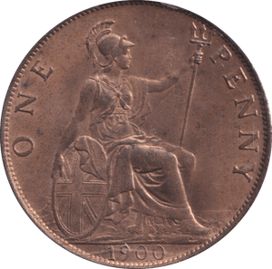 1900 PENNY ( UNC ) - PENNY - Cambridgeshire Coins